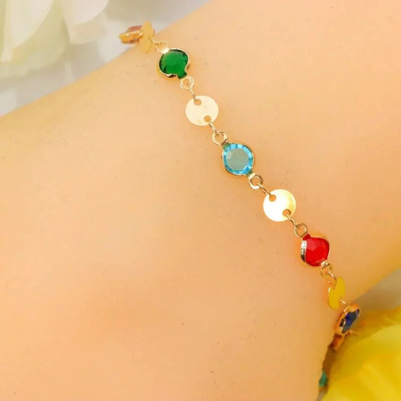 Minimalist Anklet, Sleek & Modern Design, Women’s Fashion, YC110458-A - Picture 4 of 10